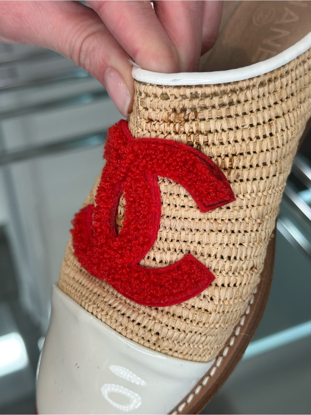 Chanel raffia Mule - Picture 6 of 11